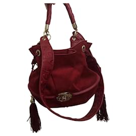 Lancel Paris Le Brigitte Bardot Tasche Limitierte Auflage Saint Tropez Rot Dunkelrot