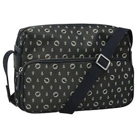 Autre Marque HUNTING WORLD Borsa a Spalla in Tela Grigia Auth am7610