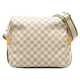 Borsa a Spalla Louis Vuitton Damier Azur Naviglio