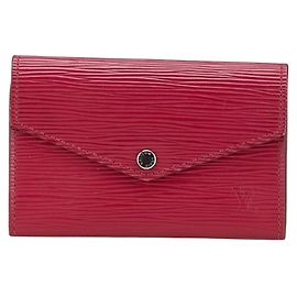 Pochette Epi Louis Vuitton in rosa fucsia