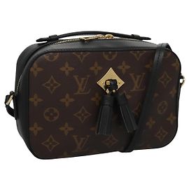 LOUIS VUITTON Sac à épaule Monogram Saintonge Noir M43555 LV Auth 99976SA