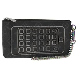 CUSTODIA PER IPHONE LOUIS VUITTON Monogram Eclipse Fragment M64433 LV Auth 113203 - Louis Vuitton