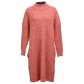 Vestido midi de lana multicolor de Jil Sander