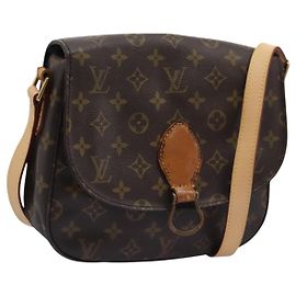 LOUIS VUITTON Monogram Saint Cloud GM Borsa a Spalla M51242 LV Auth bs22590
