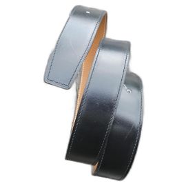 Hermès smooth black calfskin belt / Epsom gold 90 cm new box and dustbag