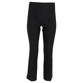Prada gerade geschnittene Hose aus schwarzem Polyester