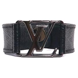 LOUIS VUITTON - Bracciale Slim LV Louis Vuitton in tela Monogram Eclipse (T19)
