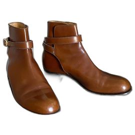 JM Weston Stivali Jodhpur in pelle box marrone J.M. Weston Taglia 5D