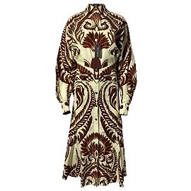 Abito midi in cotone con stampa grafica Etro multicolore