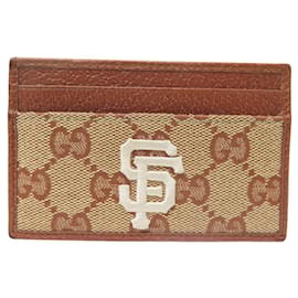 GUCCI X SAN FRANCISCO GIANTS GELDBÖRSE KARTENHALTER 547793 GG KARTENHALTER
