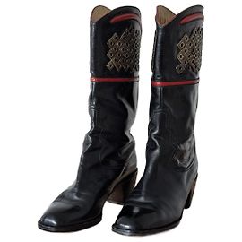 Autre Marque François Villon - Botas Vaqueras Vintage François Villon