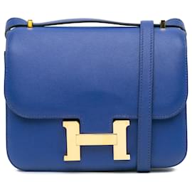 Hermès Blau Mini Swift Constance 18
