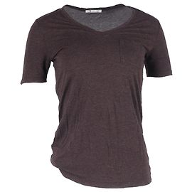 Camiseta con bolsillo Alexander Wang en algodón marrón