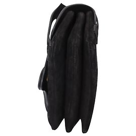 Jacquemus Le Sac Minho Mini Borsa in Nubuck in Pelle Scamosciata Nera