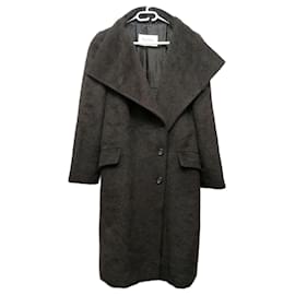 Abrigo Max Mara de lana y alpaca marrón