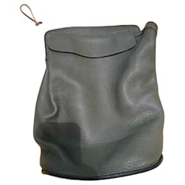 Mochila Hermès Sherpa verde oscuro