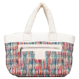 Chanel Multi-Nylon Tweed bedruckte Coco Cocoon Tasche