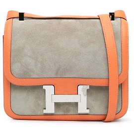 Hermès Constance 24 in Doblis e Swift grigio