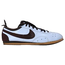 Sneakers Nike Cortez in pelle bianca e camoscio