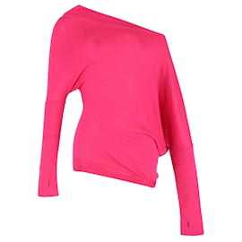 Tom Ford einseitiger asymmetrischer Pullover aus rosa Kaschmir
