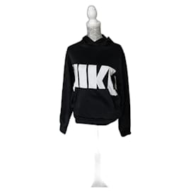 Sudadera Nike Negra con Logo Impreso
