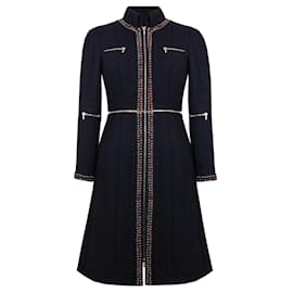 Abrigo Chanel de tweed negro Metiers d'Art Paris Shanghai