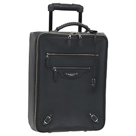 BALENCIAGA Custodia in pelle grigia 235225 Auth ac3540
