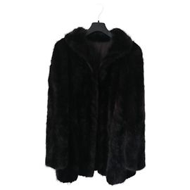 Oakwood Nerzjacke Dunkelbraun