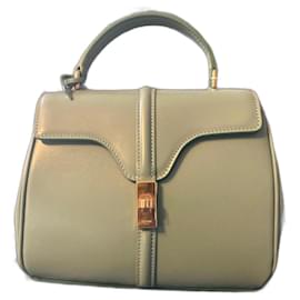 Autre Marque Borsa Celine Mini 16 in pelle Ice Mint