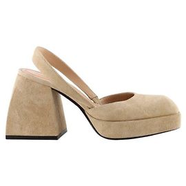 Nodaleto Beige Wildleder-Absätze