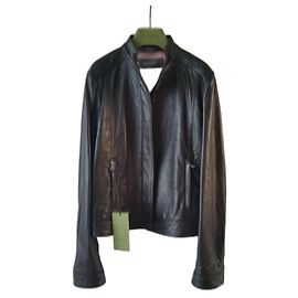 CHAQUETA DE CUERO BIKER GUCCI.