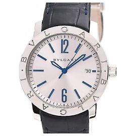 Bulgari Reloj automático Bvlgari Bvlgari de dial plateado BB39C6SLD de segunda mano