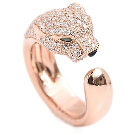 Cartier 750PG Panthère Masai Ring Größe 55