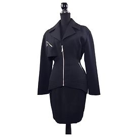 Thierry Mugler Activ años 1990 Traje Negro