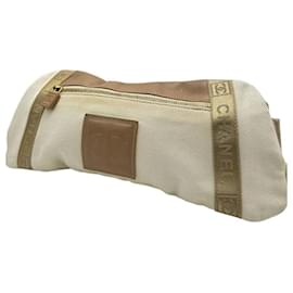 Borsa a spalla vita Chanel Sport Tan Brown