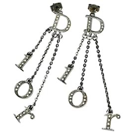 Orecchini in argento con cristalli di strass Christian Dior