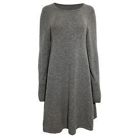 Vestido Mini Fleurine Khaite en Cachemira Gris