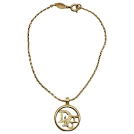 Bracciale color oro con logo Christian Dior