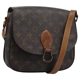 LOUIS VUITTON Monogram Saint Cloud GM Borsa a Spalla M51242 LV Auth BD275