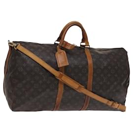 LOUIS VUITTON Monogram Keepall Bandouliere 60 Borsa Boston M41412 LV Auth 115682