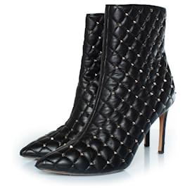 Botas de tobillo rockstud spike de Valentino Garavani