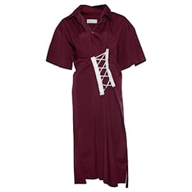 Vestido de popelina con encaje Delick de Dries van Noten