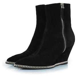 Stivaletti con zeppa neri Jardin di Giuseppe Zanotti