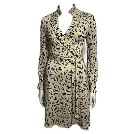 Diane Von Furstenberg Vintage Volante Seidenwickelkleid von DvF
