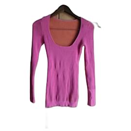 Jacquemus Oberteil Rosa und Orange aus Viskose