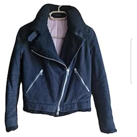 Acne Jacke aus Baumwolle Schwarz