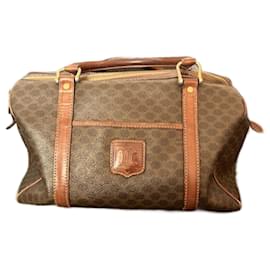 Borsa Céline Boston in pelle marrone