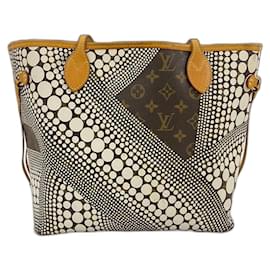 Tote Louis Vuitton in pelle marrone bianco