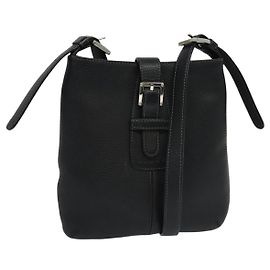Borsa a Spalla LOEWE in Pelle Nera Auth 114108