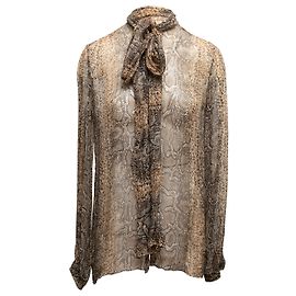 DOLCE & GABBANA Top T.IT 44 Pelli esotiche